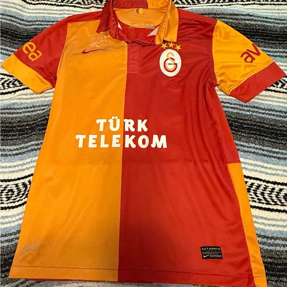 Galatasaray Red and Orange Soccer Jersey